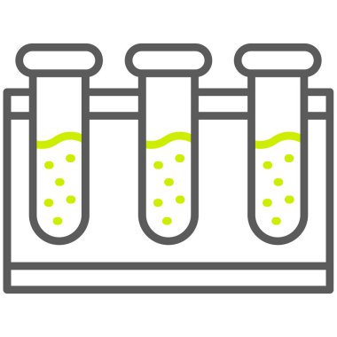 test tübü ikon vektör çizimi