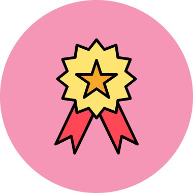 Yıldız. Web simgesi basit illüstrasyon