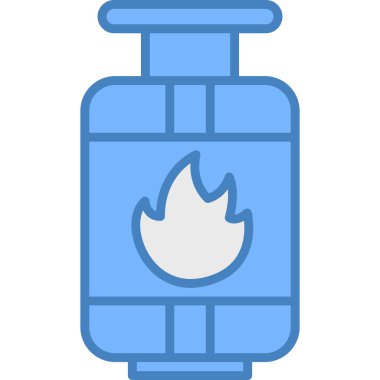 Gaz alevi. Basit tasarım