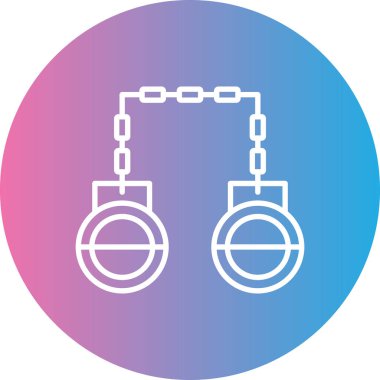 zincir vektör simgesi modern basit tasarım çizimi