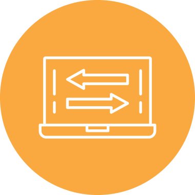 seo modern simgesinin vektör illüstrasyonu