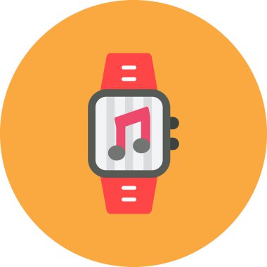 akıllı saat simge vektör illüstrasyonu