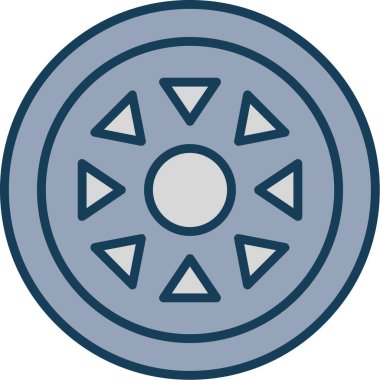 Dişliler. Web simgesi basit tasarım