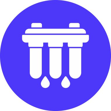 Su. Web simgesi basit illüstrasyon