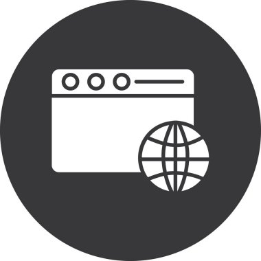 Modern bir simgenin vektör illüstrasyonu