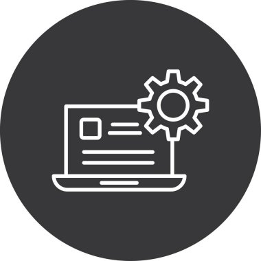 seo modern simgesinin vektör illüstrasyonu