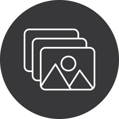 Kamera. Web simgesi basit illüstrasyon