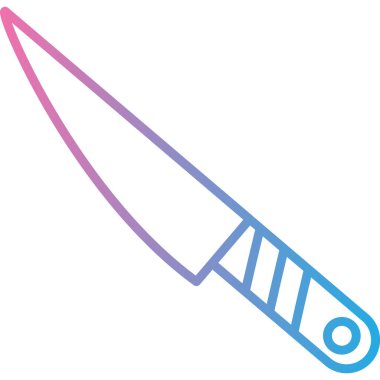 Bıçak. Web simgesi basit illüstrasyon