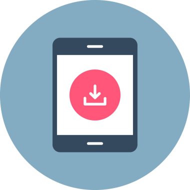 akıllı telefon simgesi vektör illüstrasyonu