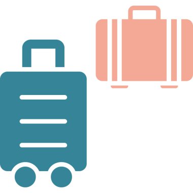 Bagaj bagaj ikonu taslak biçiminde