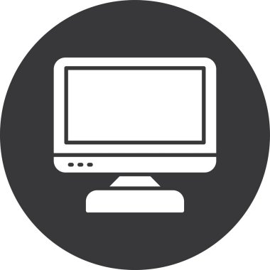 vektör dizüstü simgesi, basit vektör illüstrasyonu