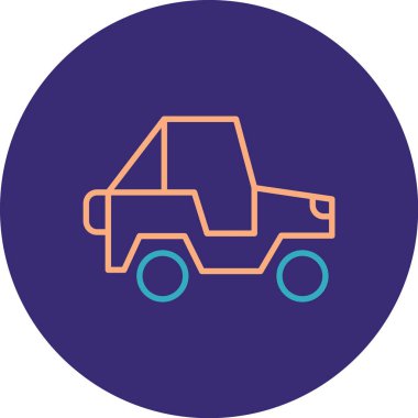 araba simgesi vektör illüstrasyonu