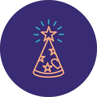 Noel ağacı simgesi vektör illüstrasyonuName