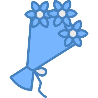 Çiçeğin vektör illüstrasyonu