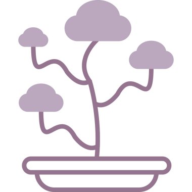 bitki web simgesi basit tasarım