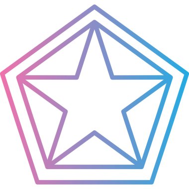 yıldız simgesi vektör illüstrasyonu