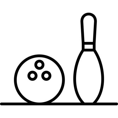 Bowling simgesi, anahat stili