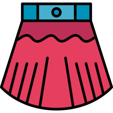 Bir kova simgesinin vektör illüstrasyonu