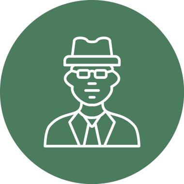 İnsan simgesinin vektör illüstrasyonu