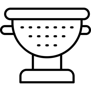 Mutfak pulları ikonu. Beyaz arkaplanda izole edilmiş web tasarımı için ana yemek pişirme ölçekleri vektör simgesi