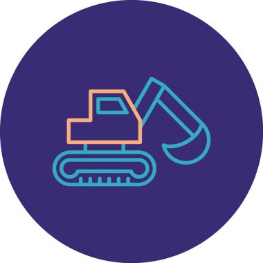 Bir motosiklet simgesinin vektör çizimi