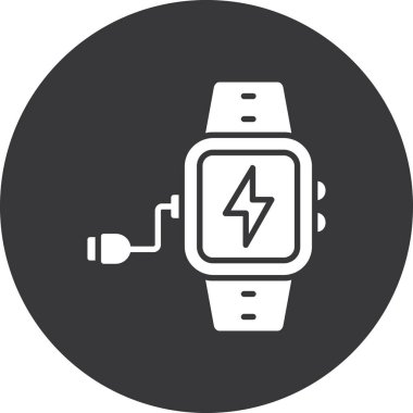 Elektrik dolgu simgesinin vektör illüstrasyonu