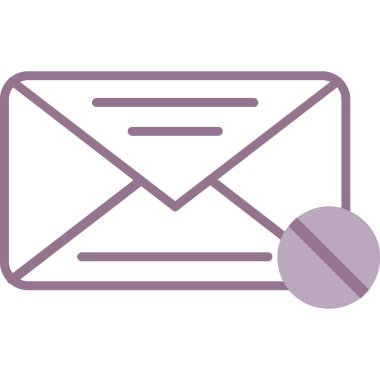 E- posta simgesi vektör illüstrasyonu