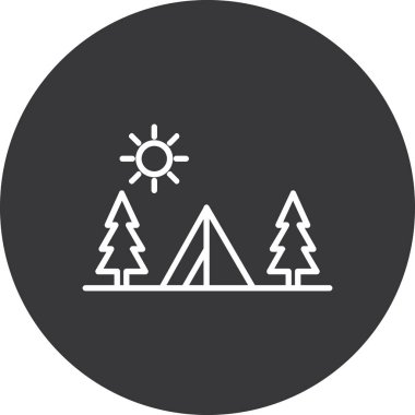 Doğanın vektör çizimi, çevre simgeleri, vektör illüstrasyonu