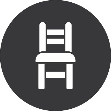 Mobilya simgesinin vektör illüstrasyonu