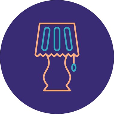 Lamba. Web simgesi basit illüstrasyon