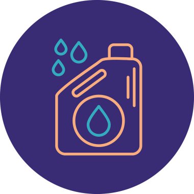 Bir su bidonunun vektör çizimi