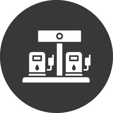 Modern oto tamir simgesinin vektör illüstrasyonu