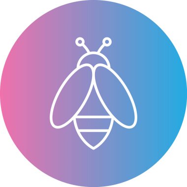 Eşsiz Kelebek Vektör Satırı Simgesi