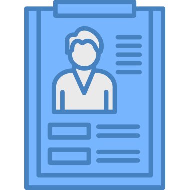 İş adamı simgesinin vektör illüstrasyonu