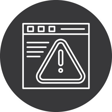 vektör Uyarı simgesi illüstrasyonu