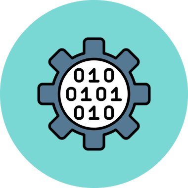 dişli simgesi vektör illüstrasyonu