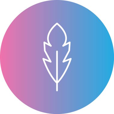 Bir çiçek simgesinin vektör illüstrasyonu