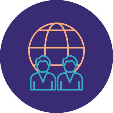 Kişisel ve ticari kullanım için genel vektör simgesi simgesi vektör çizimi..