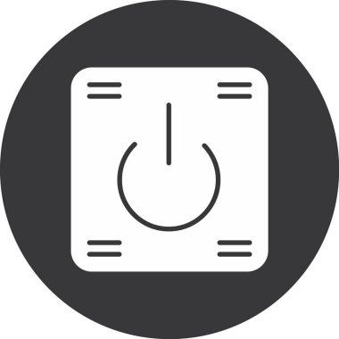 güç simgesi vektör illüstrasyonu