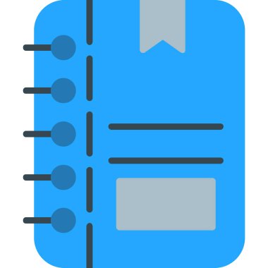not defteri simgesi vektör illüstrasyonuName