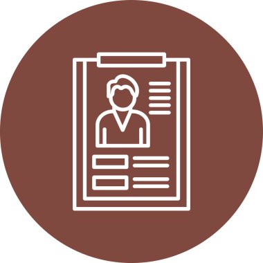 Belge simgesinin vektör illüstrasyonu