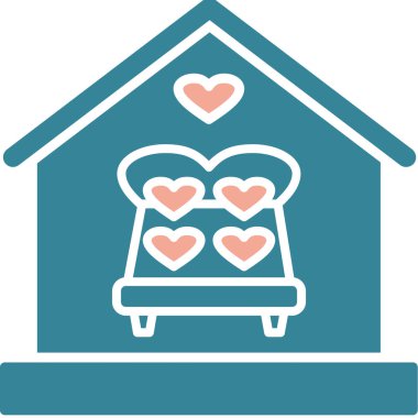 ev simgesi vektör illüstrasyonu