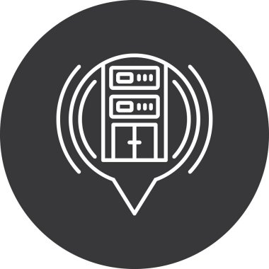 Modern simgenin vektör illüstrasyonu