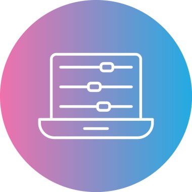 seo modern simgesinin vektör illüstrasyonu