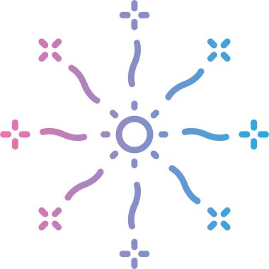 Kar tanesi. Web simgesi basit illüstrasyon