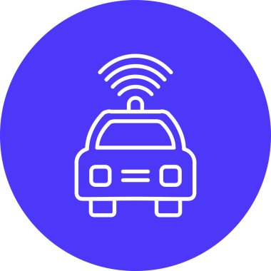 - Araba. Web simgesi basit illüstrasyon