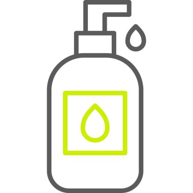 şişe simgesi, vektör illüstrasyonu