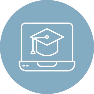 Mezuniyet şapkası Basit resimleme