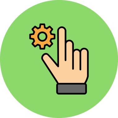 Simge vektör illüstrasyonu ayarlanıyor