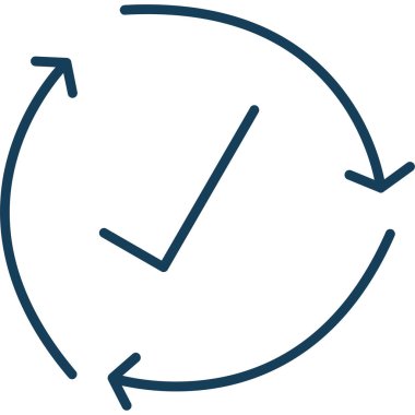 zaman okları vektör simgesi